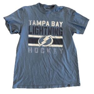 47 Men's Blue Tampa Bay Lightning Hockey Tee size small